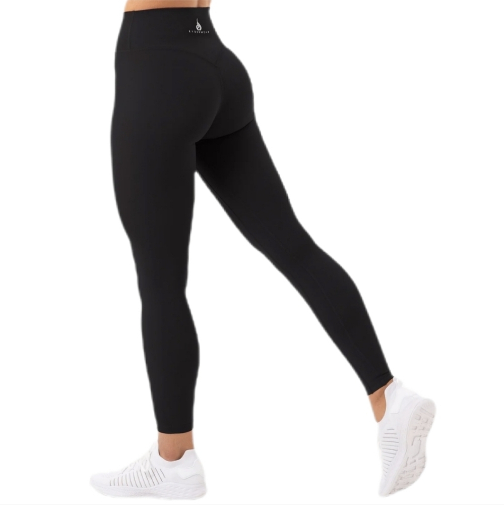 RyderWear Women's Black Luxe Mid-rise Workout‎ Leggings XS